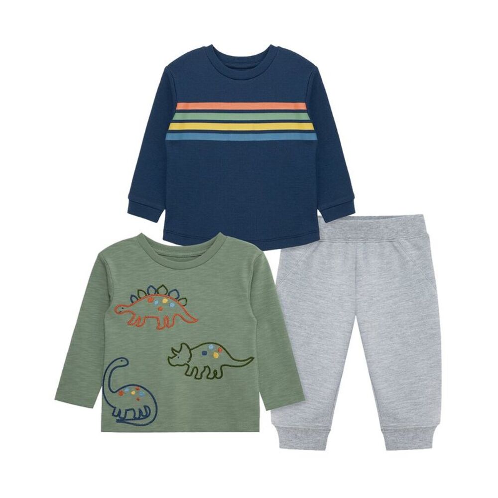 Little Me Girls 3Pc Dino Play Set, Blue